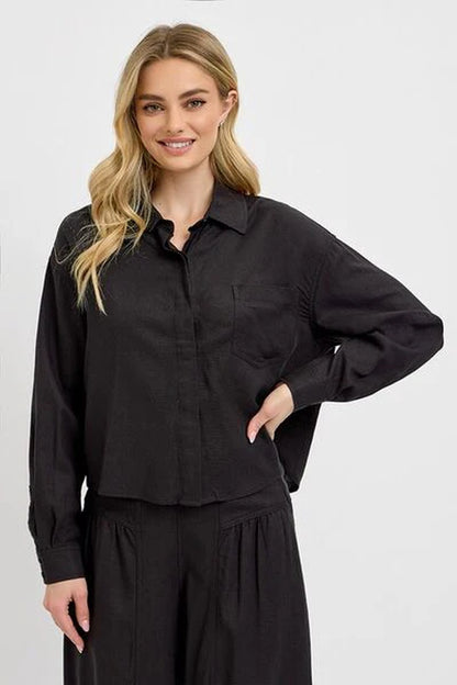 RISEN Button down Long Sleeve Shirt