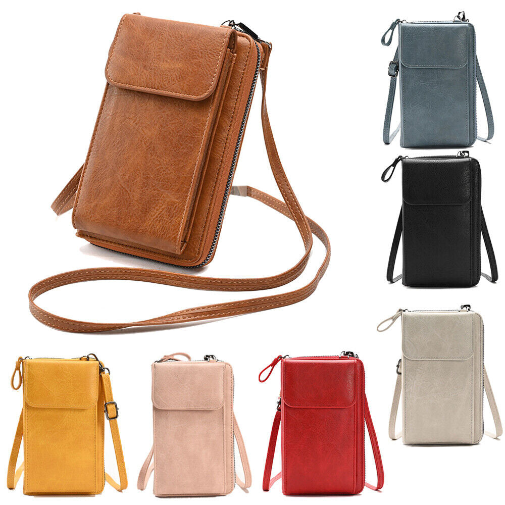 Women Small Cross-Body Handbag Case Shoulder Bag Cell Phone Pouch Wallet Purse-